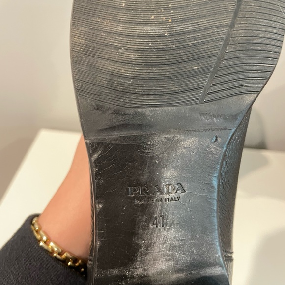 Prada Italian Leather Chelsea Boots - Picture 5 of 5